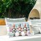 Nutcrackers & Pastel Scenery Design by Nicole DeCamp Outdoor Printed Pillow